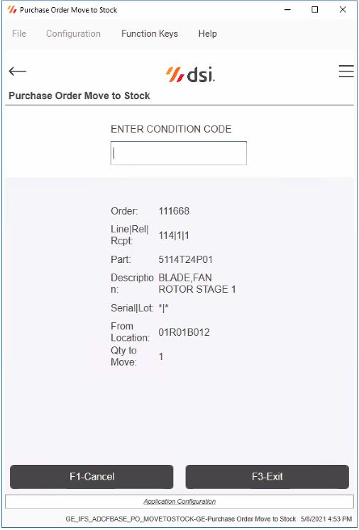 ifs Purchase Order